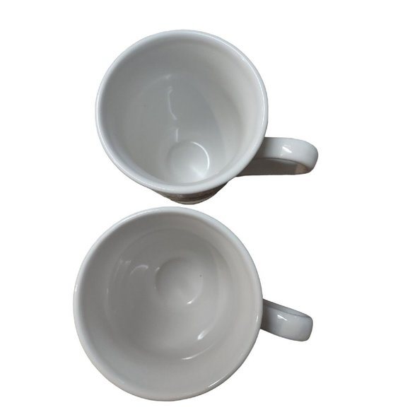 2 Nestle After Eight Coffee Teacup Mug Pedestal Bottom - Picture 5 of 6